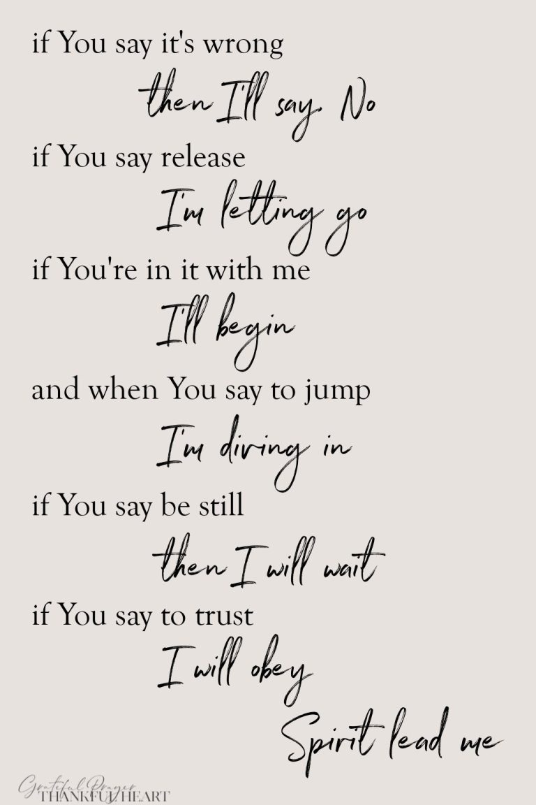 Explore The Meaning Of ‘Spirit Lead Me Lyrics’